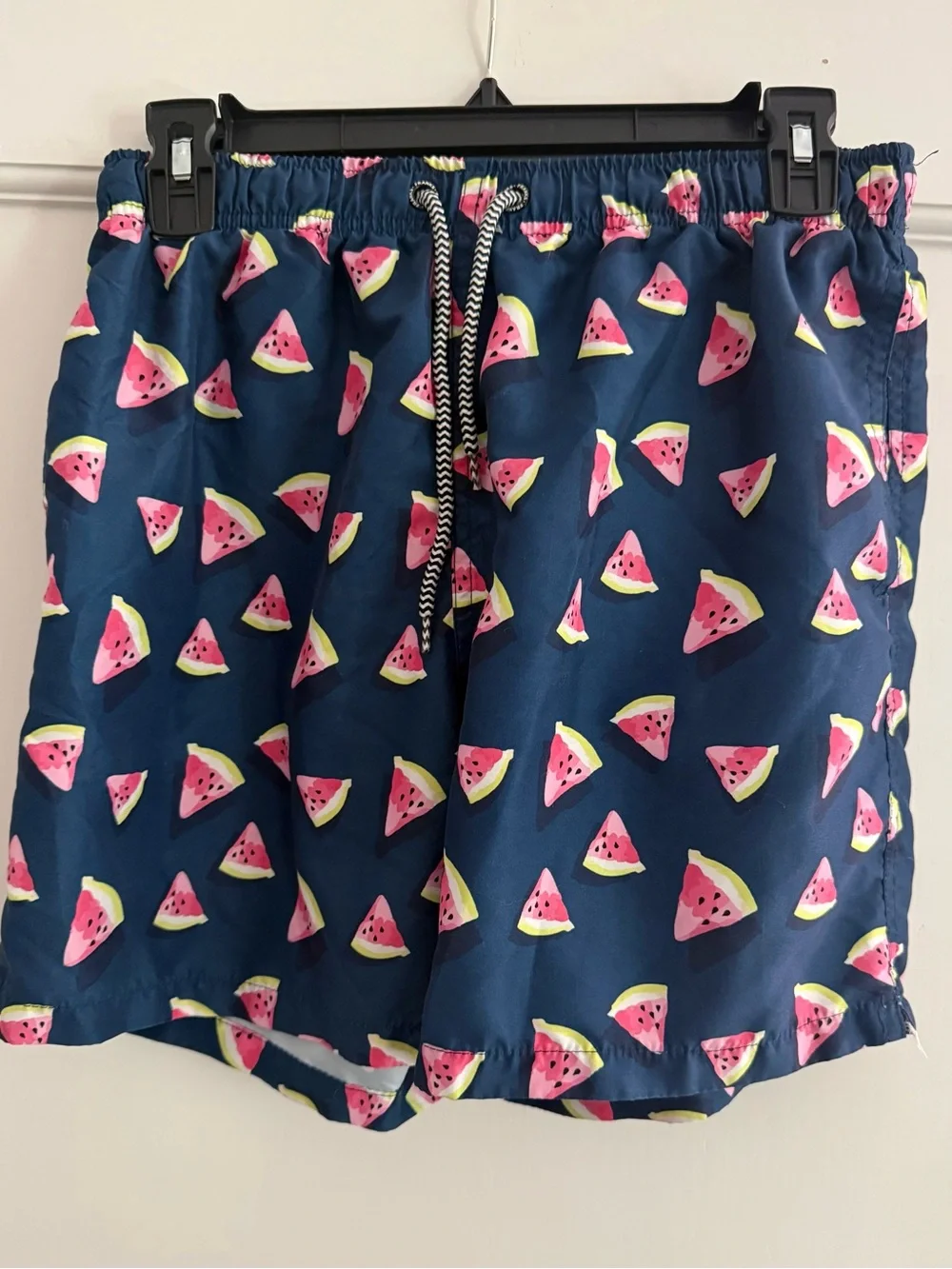 Boys Franks Swim Shorts with Pink Watermelon Print
